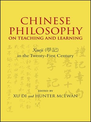 cover image of Chinese Philosophy on Teaching and Learning